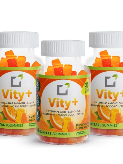 3X2 Compra 2 y llévate GRATIS un tercer frasco de Vity+