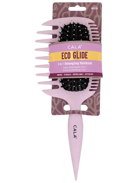 4-IN-1 DETANGLING HAIR BRUSH: PINK