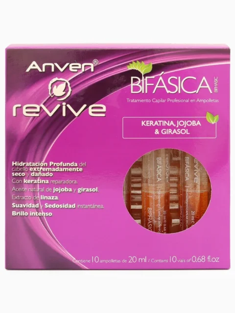 Ampolletas para Cabello Bifásica Anven 10 pz