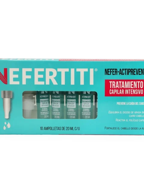 Ampolletas para Cabello Nefertiti Actiprevent 10 pz