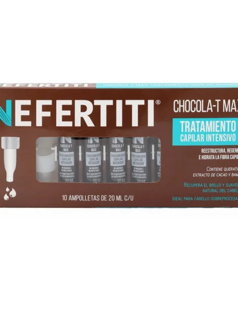 Ampolletas para Cabello Nefertiti Chocola-T Max 10 pz