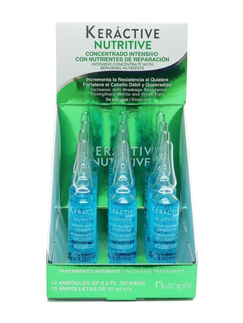 Ampolletas para Cabello Nutritive Nutrapel 12 pz