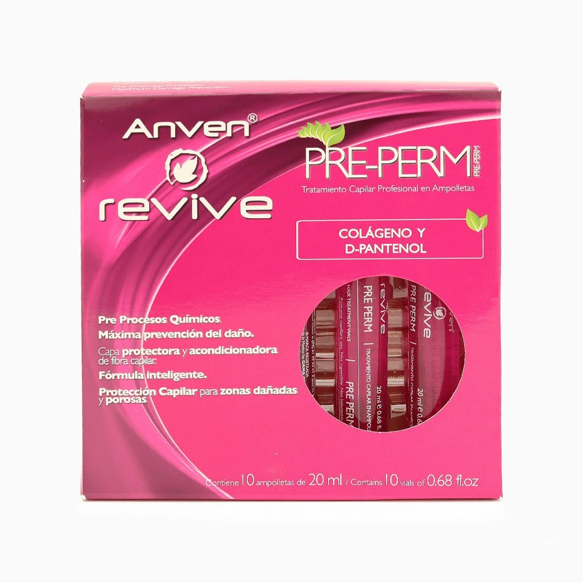 Ampolletas para Cabello Pre-Perm Anven 10 pz