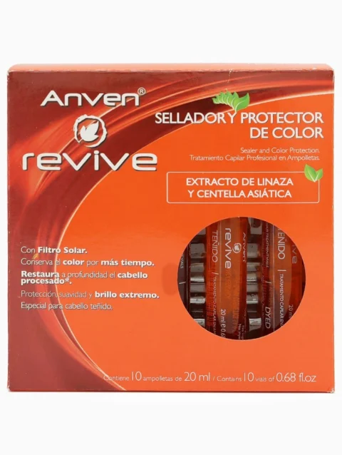 Ampolletas para Cabello Teñido Anven 10 pz