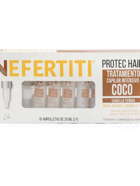 Ampolletas para Cabello Teñido Coco Nefertiti 10 pz