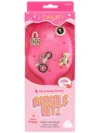 BRISTLE BITZ CHARM HAIR BRUSH: HOT PINK