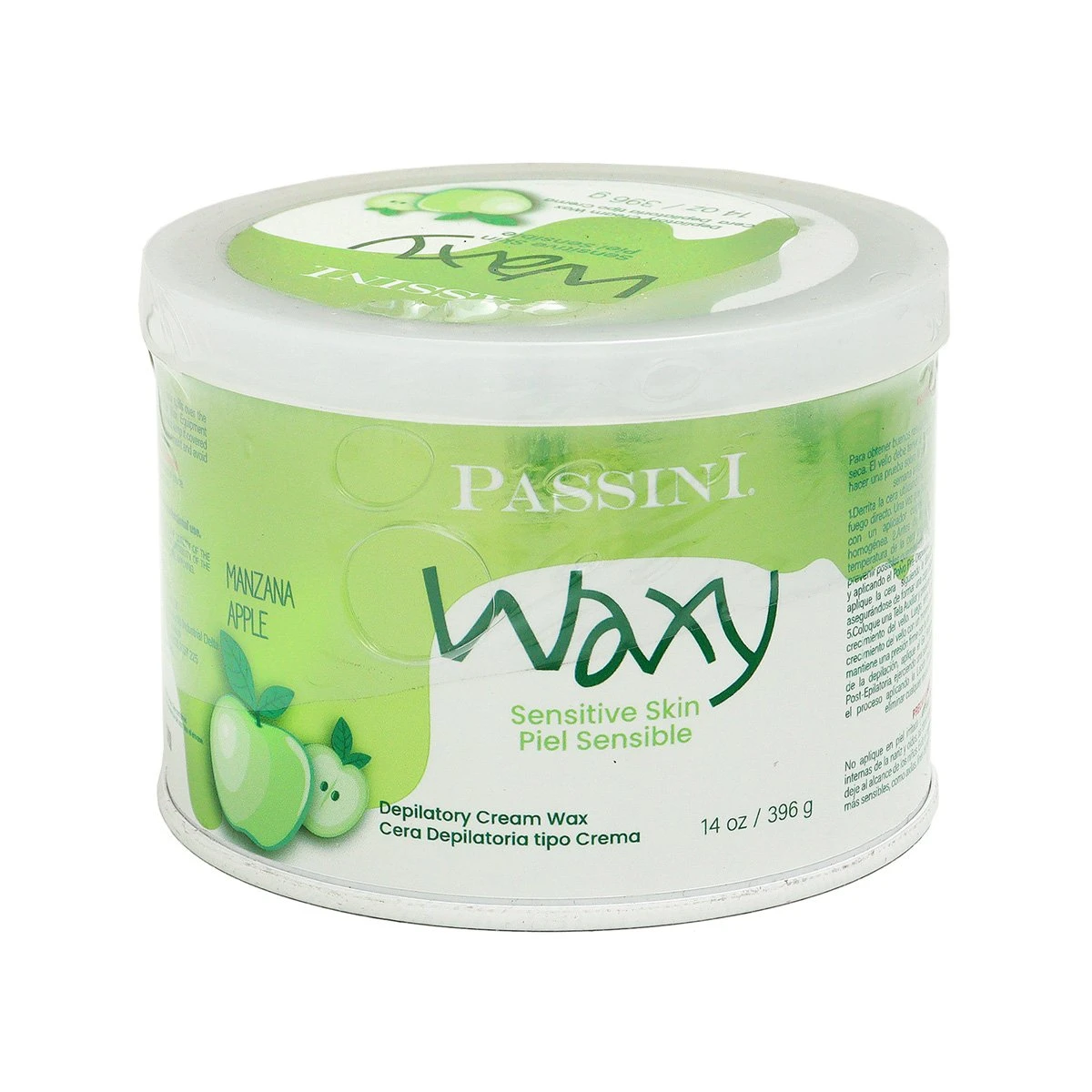 Cera para Epilar Manzana Piel Delicada Passini Waxy 396 g