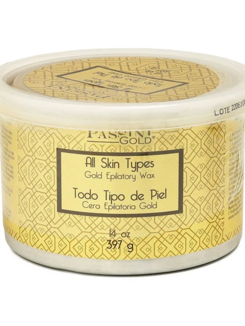 Cera para Epilar Todo Tipo de Piel Passini Gold 397 g