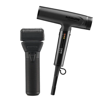 COMBO BABYLISS SECADORA + SHAVER NGO MATE KMATTEBLACK