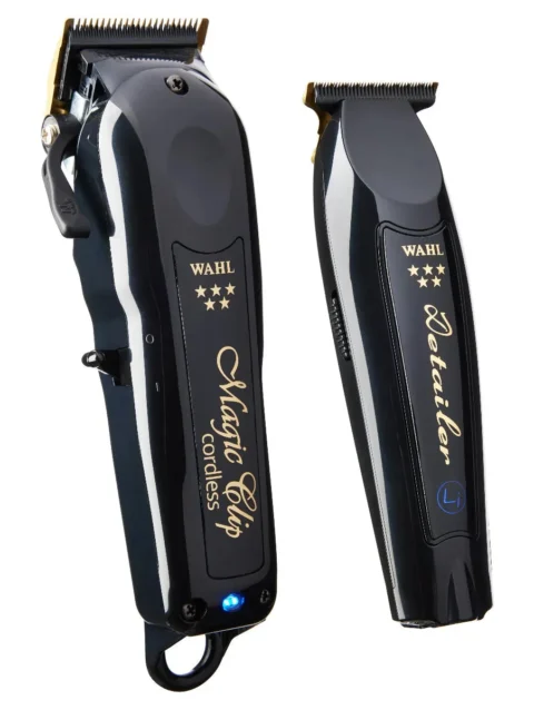 Combo Barber Wahl Inalámbrico Magic Clip + Detailer Li