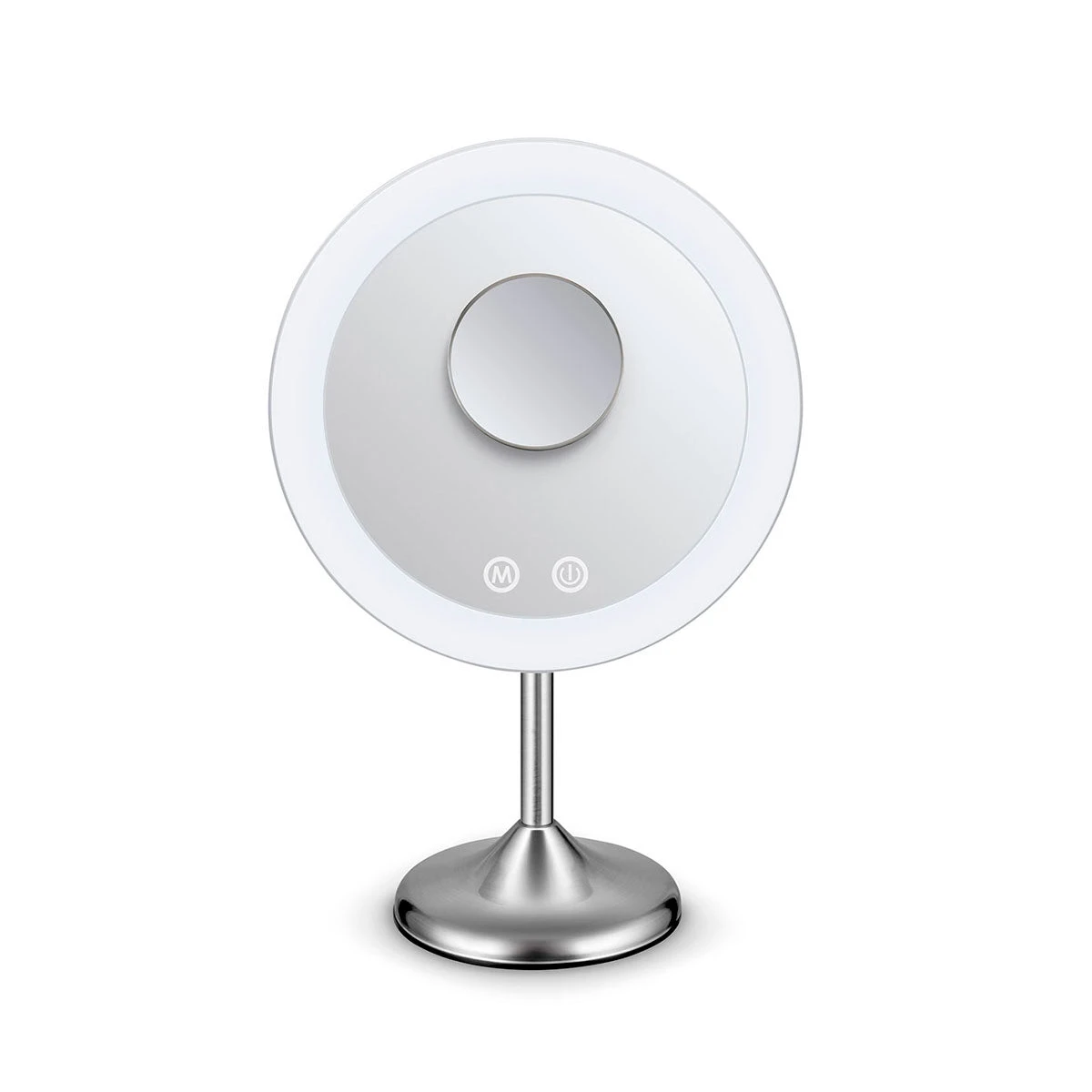 Conair Espejo Redondo LED Inalámbrico – 3 Modos de Luz, Aumento 10x, Touch Control - Image 5
