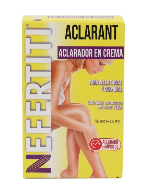Crema Aclaradora en Minutos Nefertiti Aclarant 4 pz