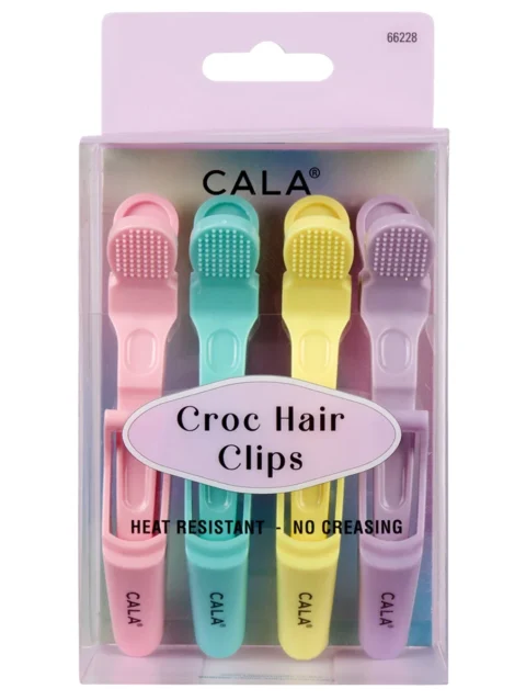 CROC HAIR CLIP | PASTEL TONES (4PK)