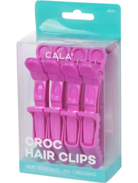 CROC HAIR CLIPS | LAVENDER (4PK)