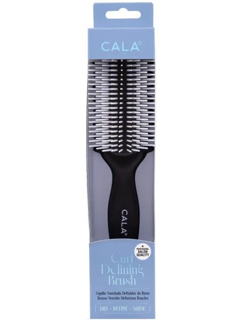 CURL DEFINING VENT BRUSH: BLACK