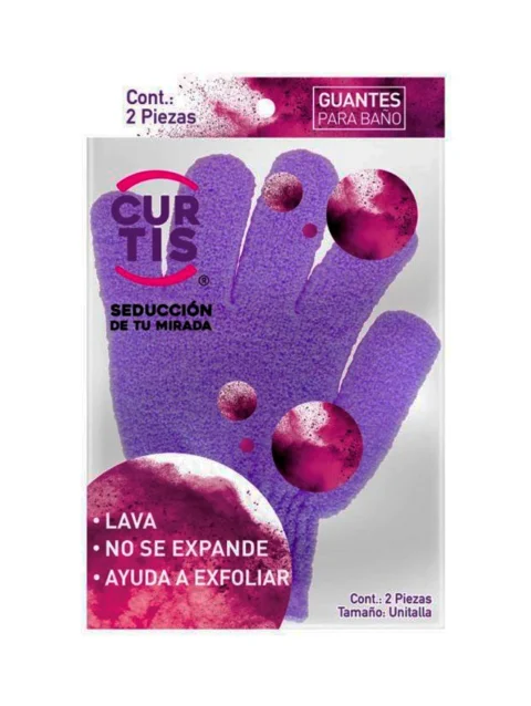 CURTIS 120-C OKRA GUANTES EXFOLIANTES