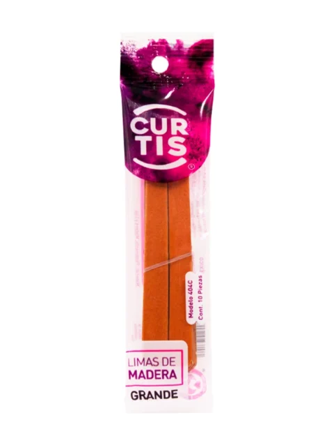 CURTIS 404-C LIMAS DE MADERA C/10 PZAS. GRANDES