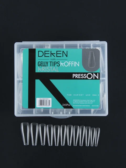 DEKEN TIPS KOFFIN GELLY KRISTAL PRESSON 240Pzas