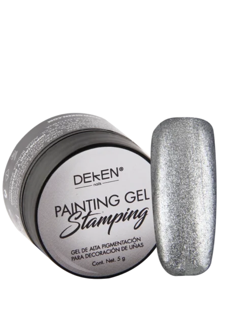 DKN PAINTING GEL SILVER STAMPING 5g