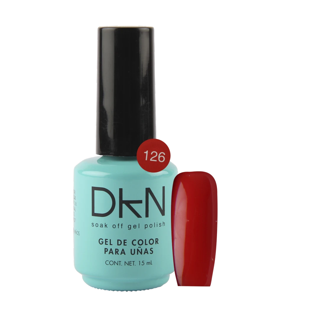 DKN SOAK OFF GEL POLISH 126 .5 Oz/15ml