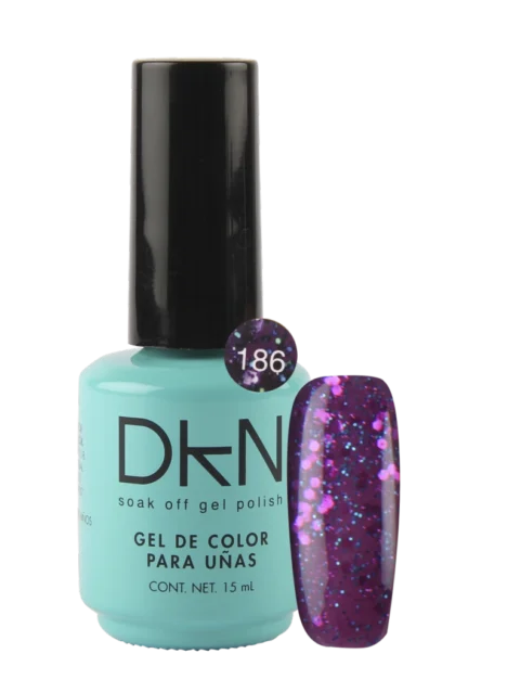 DKN SOAK OFF GEL POLISH 186 .5 Oz/15ml
