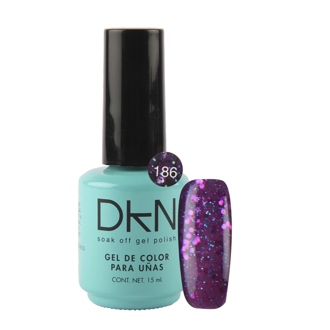 DKN SOAK OFF GEL POLISH 186 .5 Oz/15ml