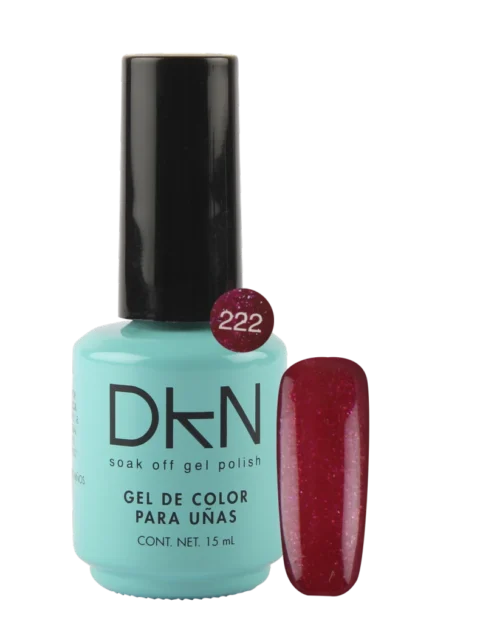 DKN SOAK OFF GEL POLISH 222 .5 Oz/15ml