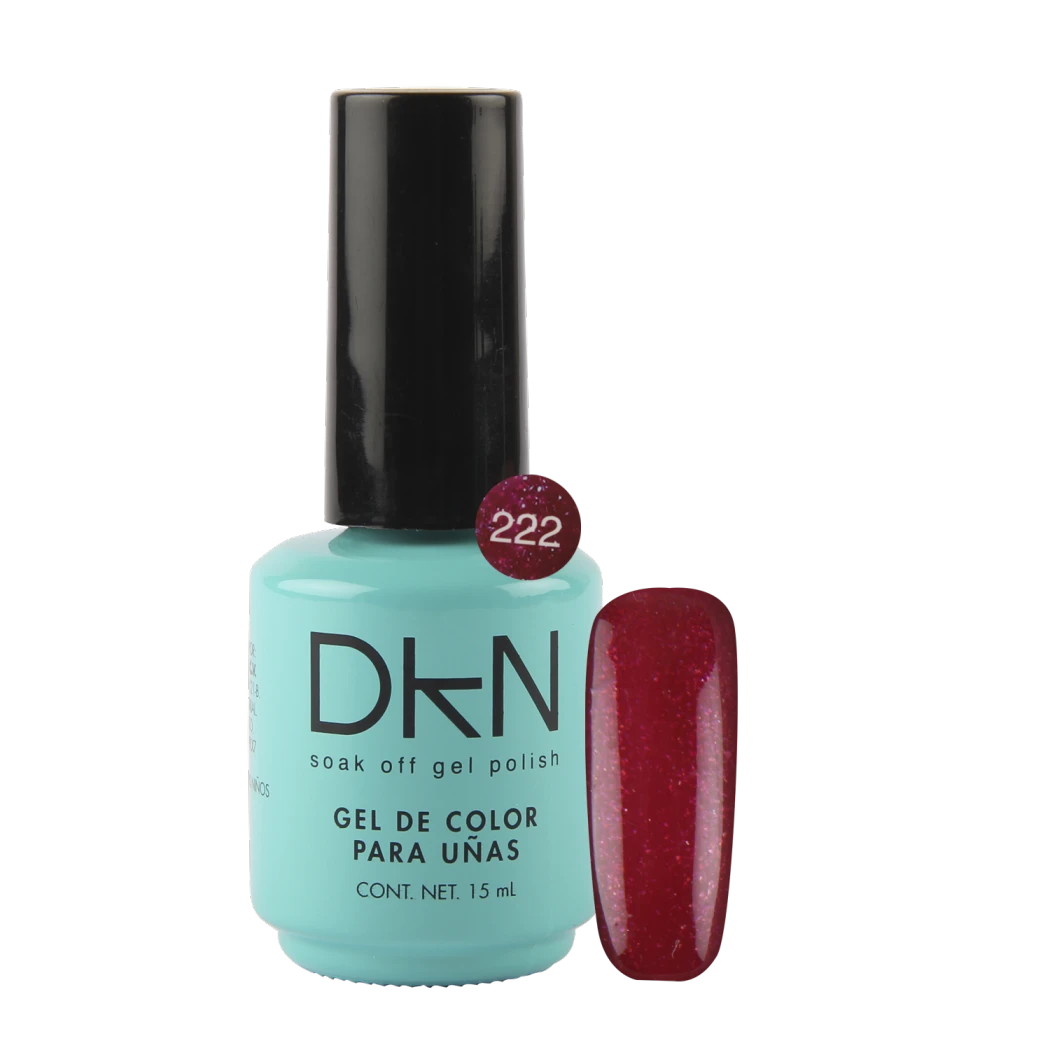 DKN SOAK OFF GEL POLISH 222 .5 Oz/15ml