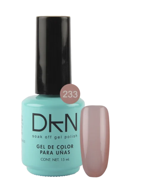 DKN SOAK OFF GEL POLISH 233 .5 Oz/15ml