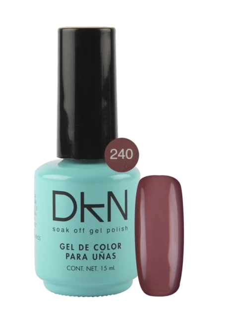 DKN SOAK OFF GEL POLISH 240 .5 Oz/15ml