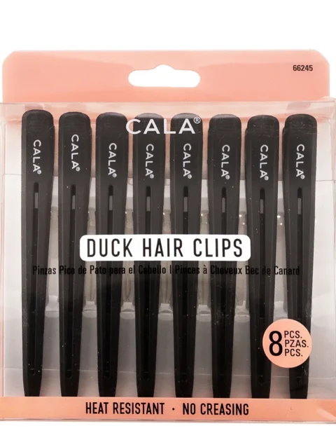 DUCK HAIR CLIP | BLACK (8PK)