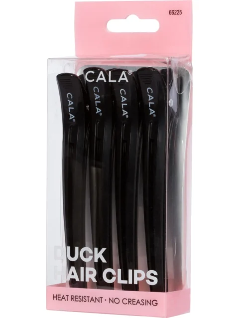 DUCK HAIR CLIPS | BLACK (4PK)