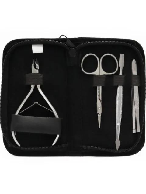 Estuche para Manicure Profesional 1077-04 Lobo 4 pz