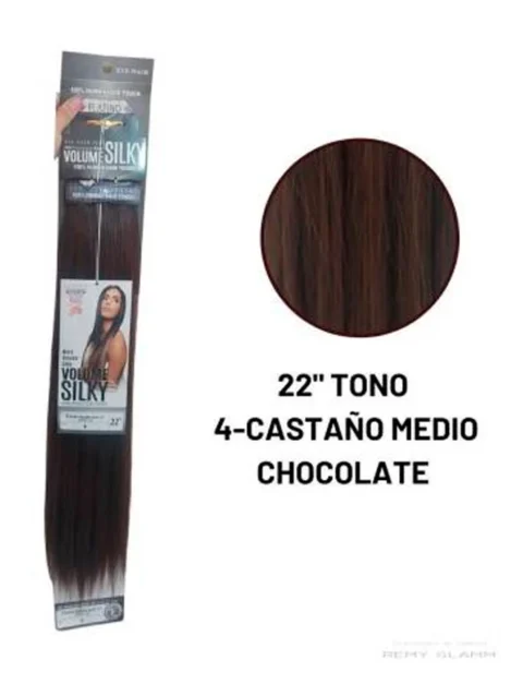 EVE HAIR PLATINO VOLUME SILKY 22" TONO 4