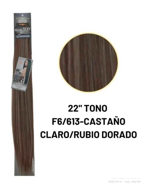 EVE HAIR PLATINO VOLUME SILKY 22" TONO F6/613