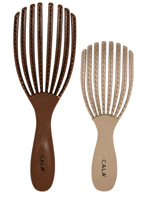 FLEXIBLE VENT BRUSH | CHOCO/NUDE (2PCS)