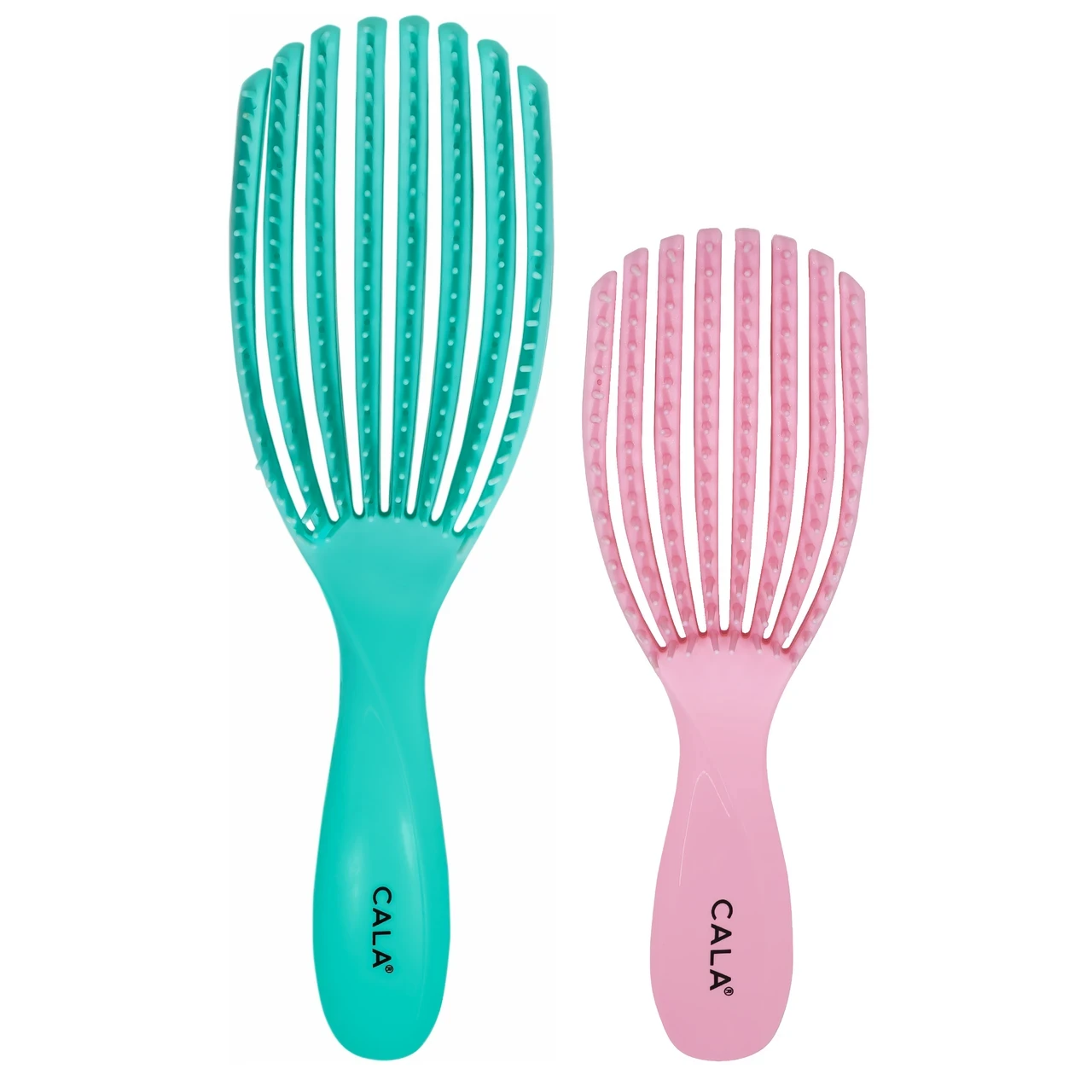 FLEXIBLE VENT BRUSH | MINT/PINK (2PCS)