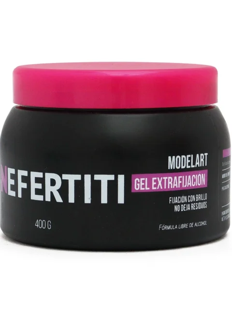 Gel para Cabello Extra Fijación Nefertiti Modelart 400 g