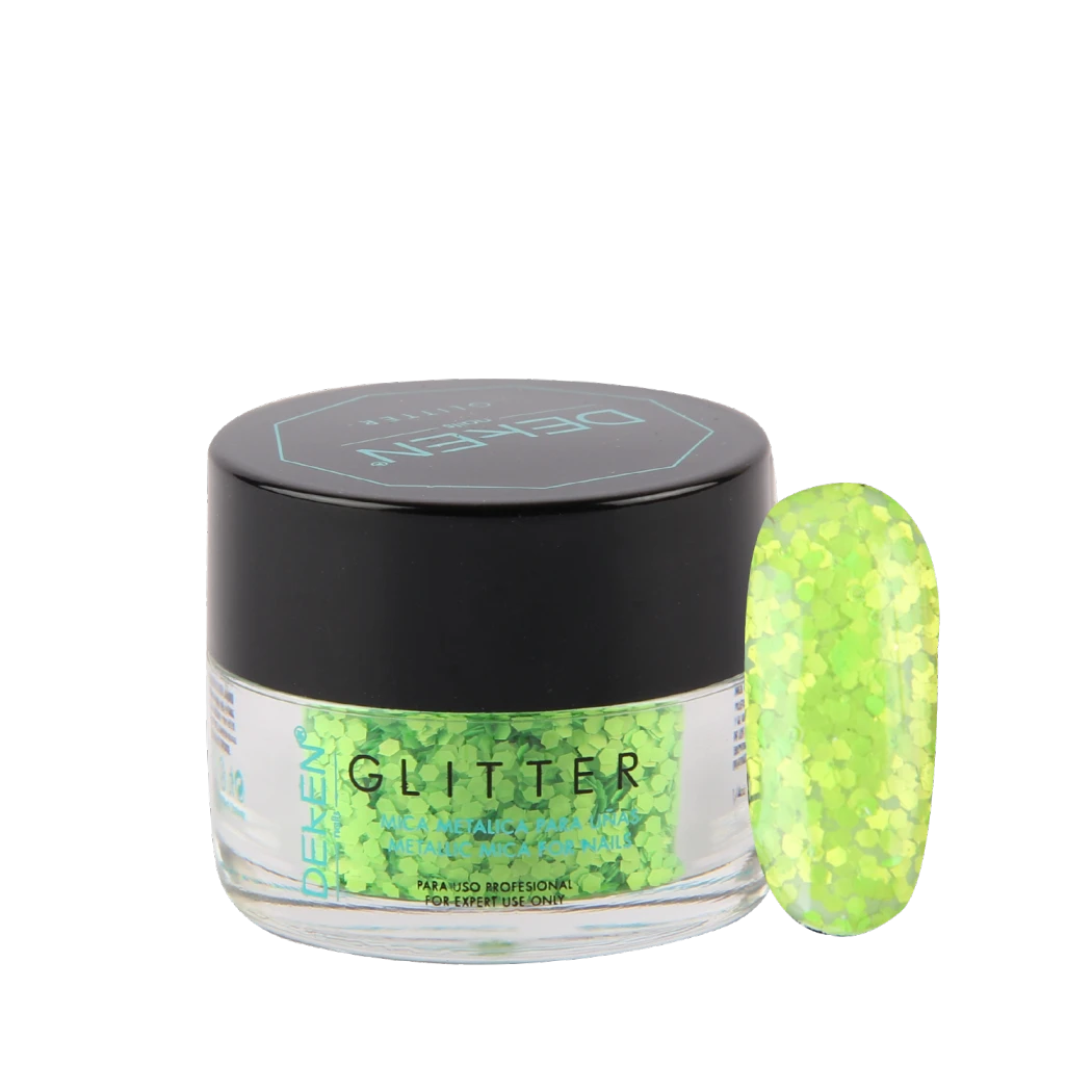 GLITTER DEKEN ELECTRIC LIME 1/4 Oz/7g