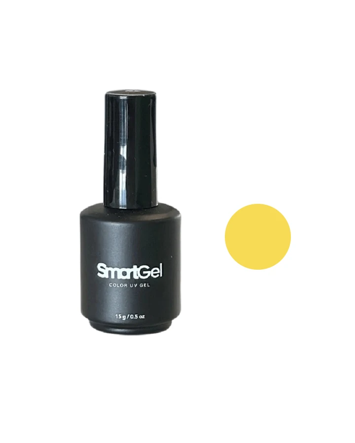 GLOSS OVER SMARTGEL COLOR GEL UV 15 ML. TONO 30 AMARILLO CANARIO