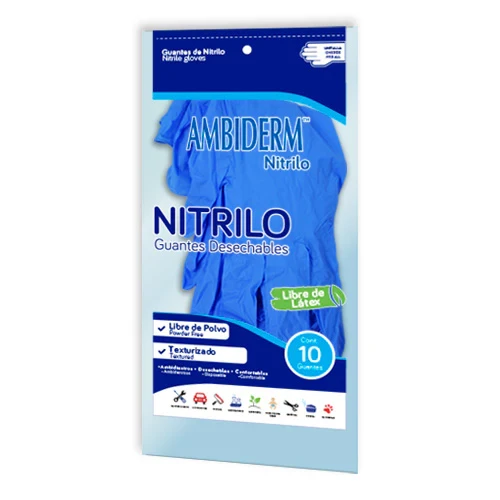GUANTE NITRILO UNITALLA ( pack 10 bolsas c/10 guantes) - Image 2