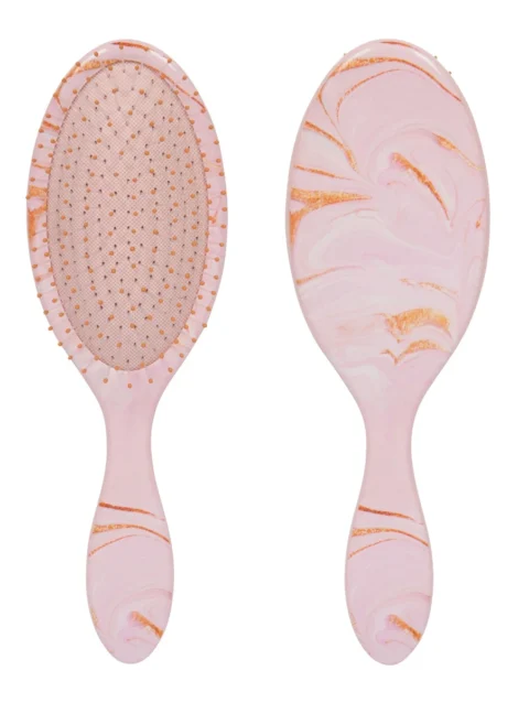 HAIR DETANGLER: WET-N-DRY BRUSH (PINK PASTEL MARBLE)