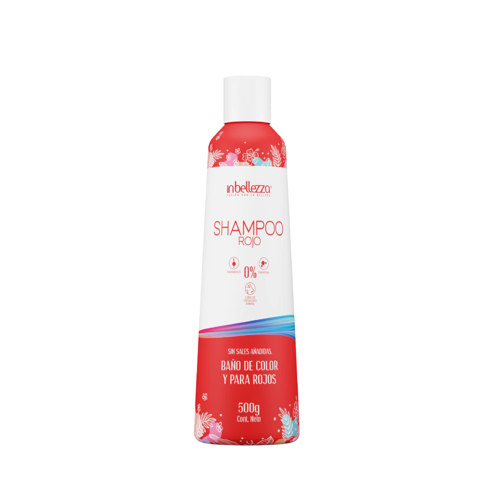Shampoo Rojo Matizador 500gr - In Bellezza