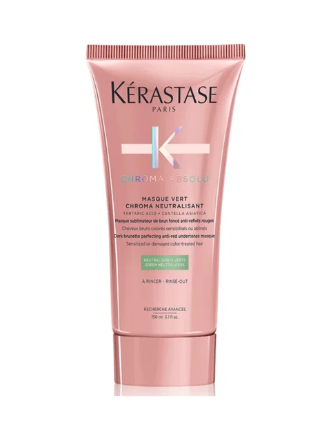 KERASTASE CHROMA ABSOLU MASQUE VERT NEUTRALISANT 150 ML.