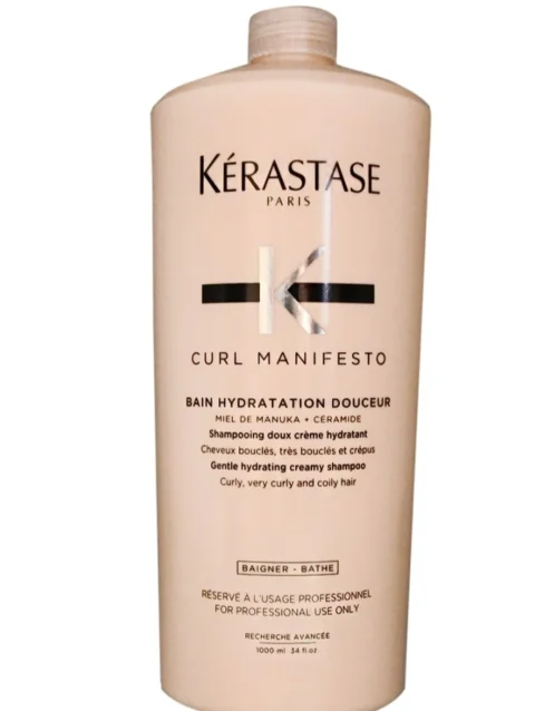 KERASTASE CURL MANIFESTO BAIN HYDRATATION DOUCEUR SHAMPOO LITRO