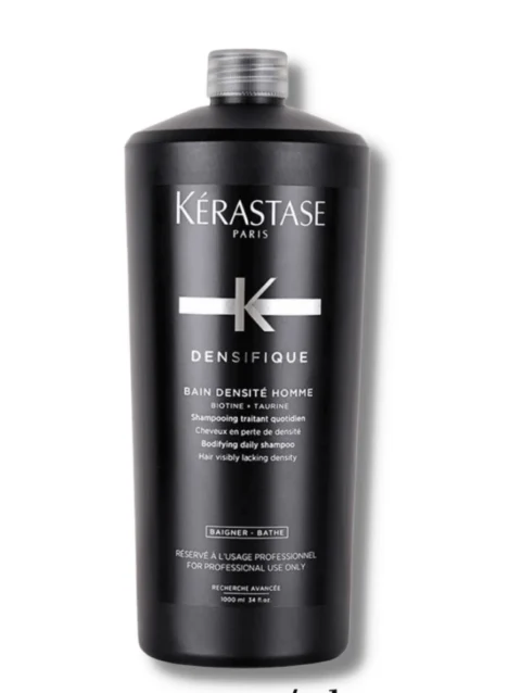 KERASTASE DENSIFIQUE BAIN DENSITE HOMME SHAMPOO 1000 ML.