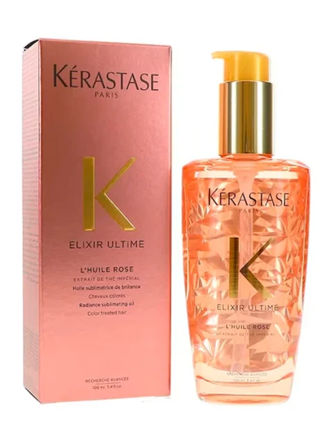 KERASTASE ELIXIR K ULTIME L' HUILE ROSE ACEITE SUBLIMADOR TEÑIDO 100 ML.