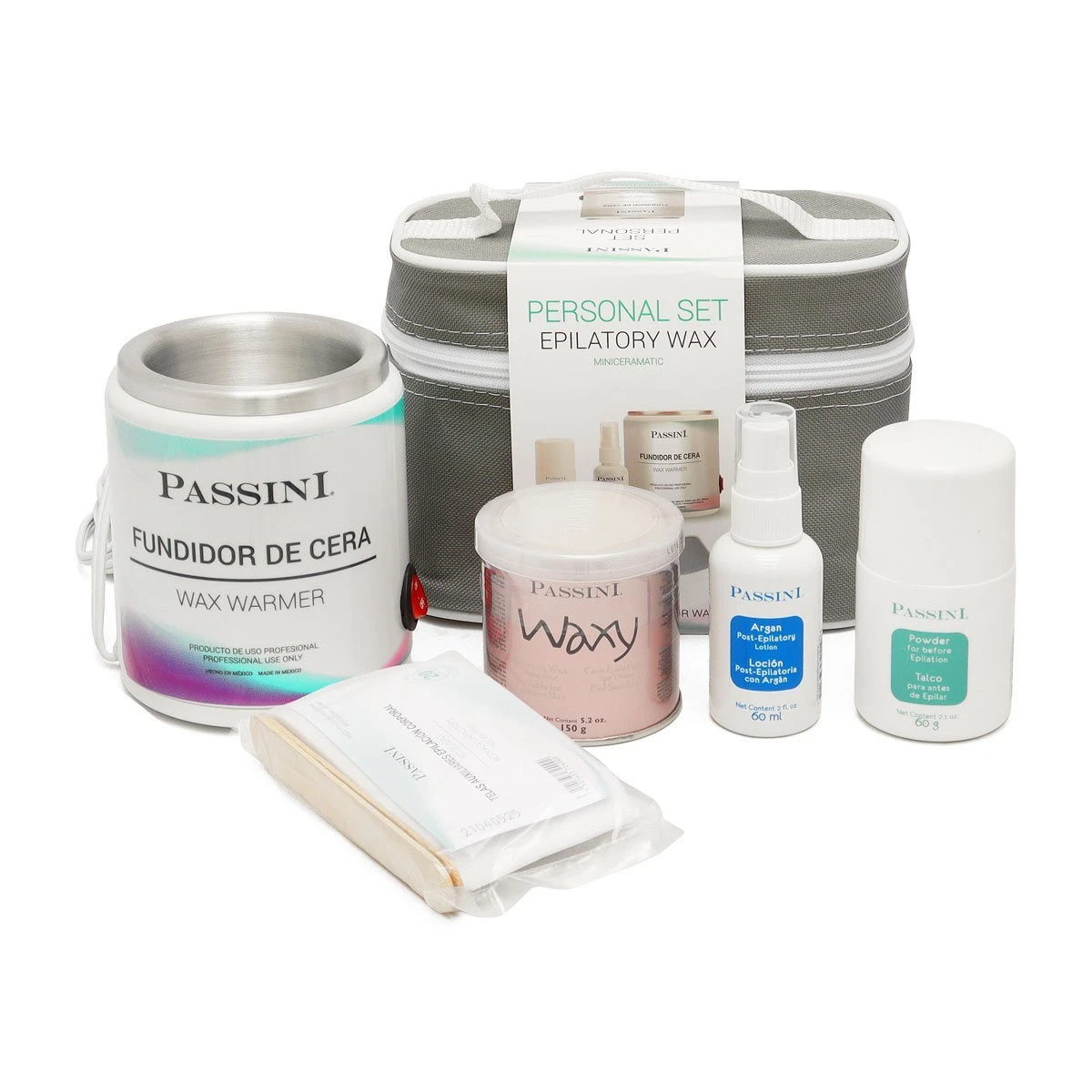 Kit de Epilación Miniceramatic Waxy Passini 150 g