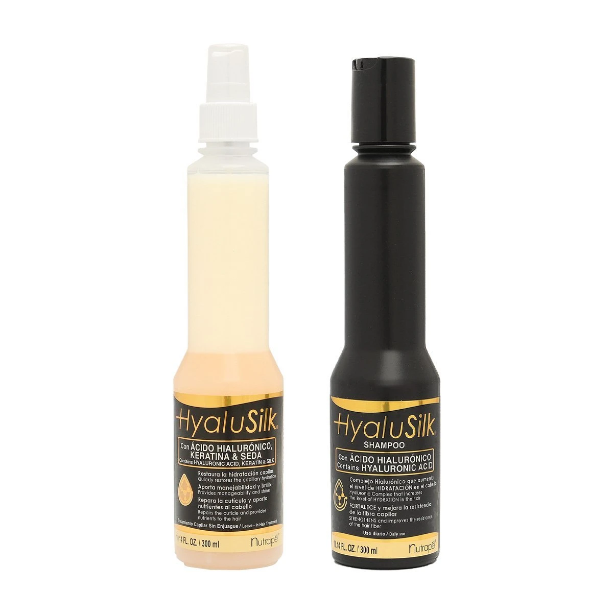 Kit Shampoo y Tratamiento HyaluSilk Nutrapel 300 ml