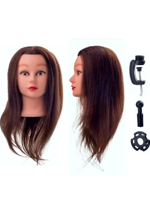 LETMEX MANIQUI CABELLO NATURAL 18 PULGADAS MEDIANO